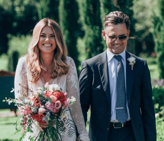 Natalia Cooper with her Father