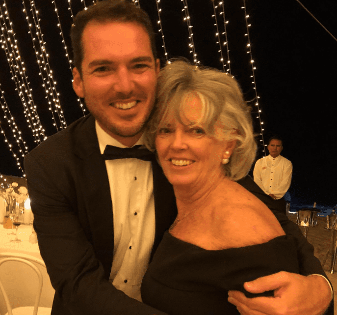 Peter Stefanovic with his Mother
