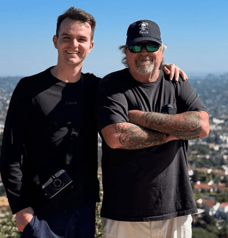 Reid Butler with his Father