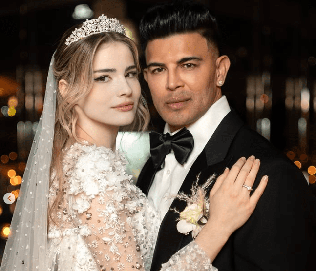 Sahil Khan with his Wife