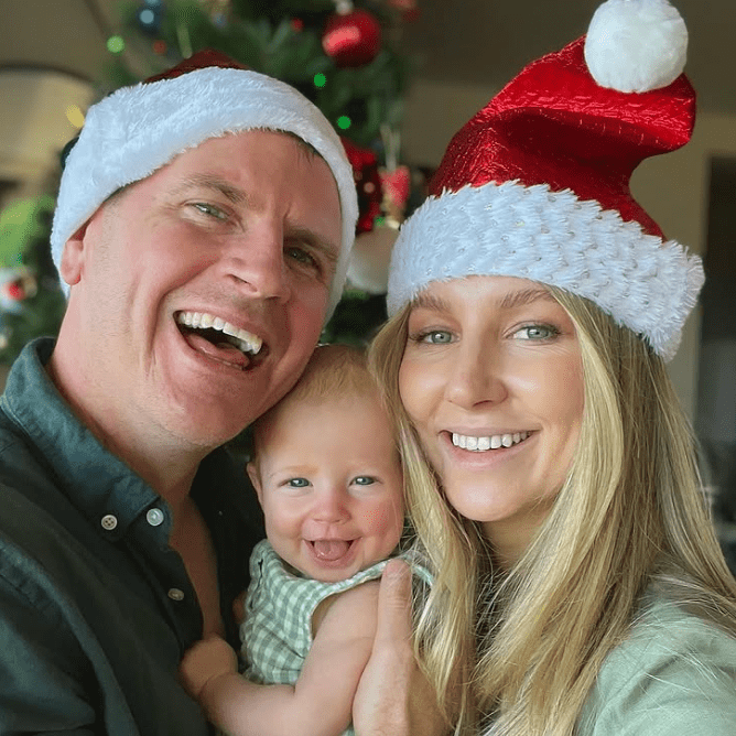 Sam Mac with his Partner and Daughter