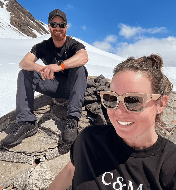 Teegan Dolling with her Partner