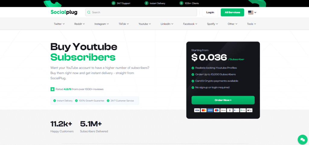 socialplug buy youtube subscriber