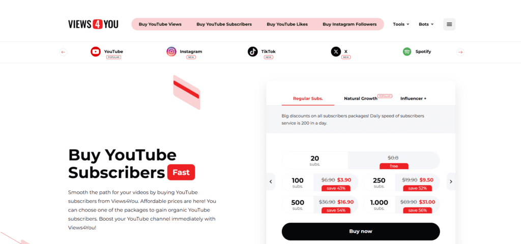 views4you buy youtube subscriber