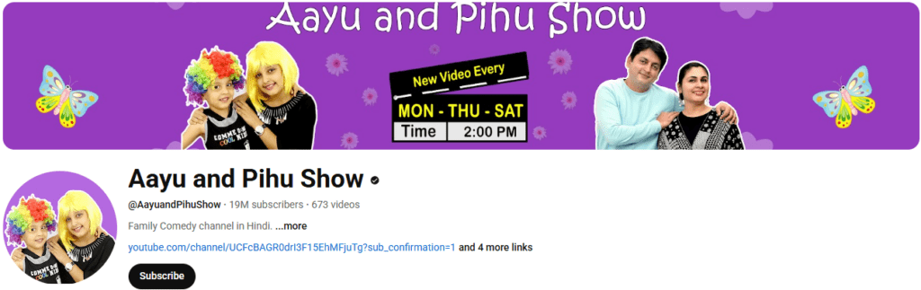 Aayu and Pihu Show