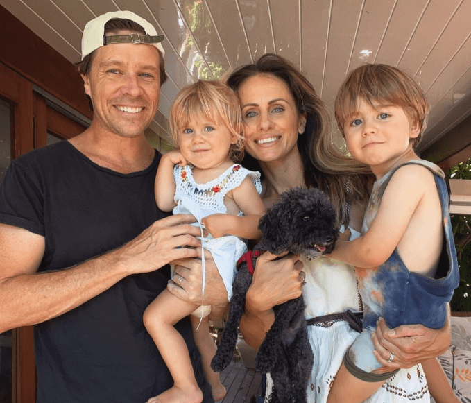 Amanda Abate with her Husband and Kids