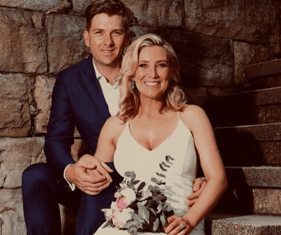 Angie Asimus with her Husband