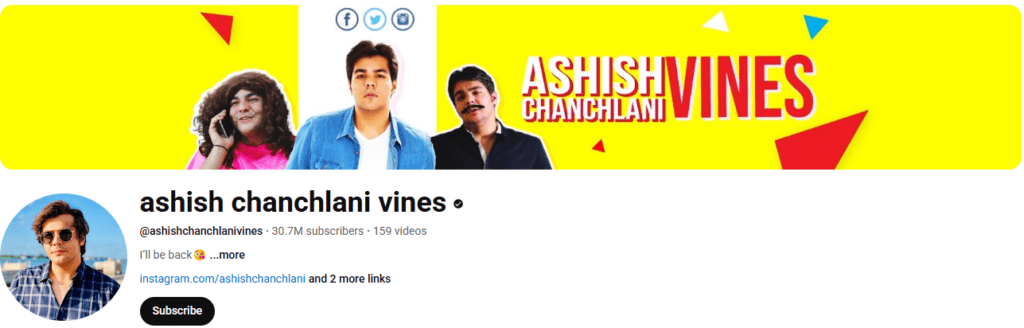 Ashish Chanchlani Vines 