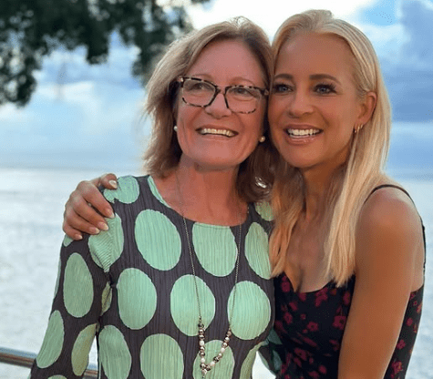 Carrie Bickmore with her Mother