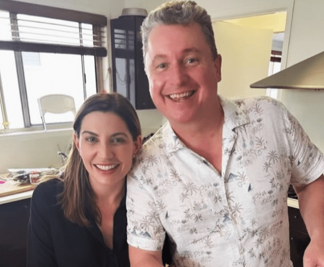 Ebony Cavallaro with her Husband