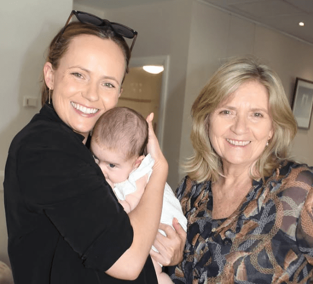 Emma Lawrence with her Daughter and Mother