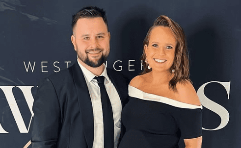 Emma Lawrence with her Partner