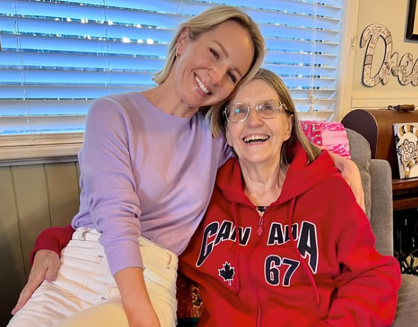 Katrina Blowers with her Mother