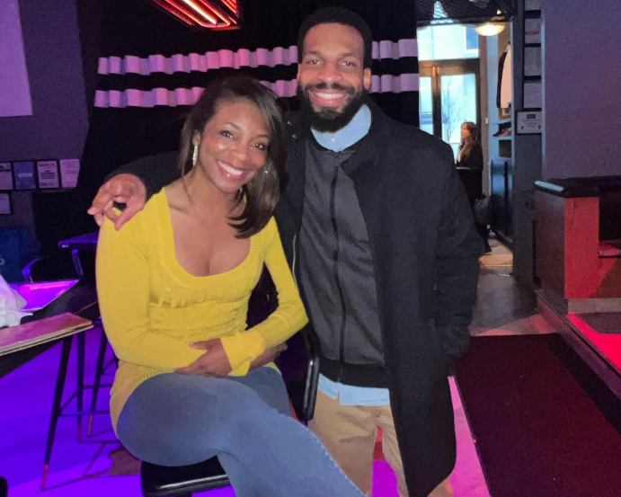 Kristina Pink with her Brother