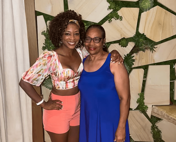 Kristina Pink with her Mother