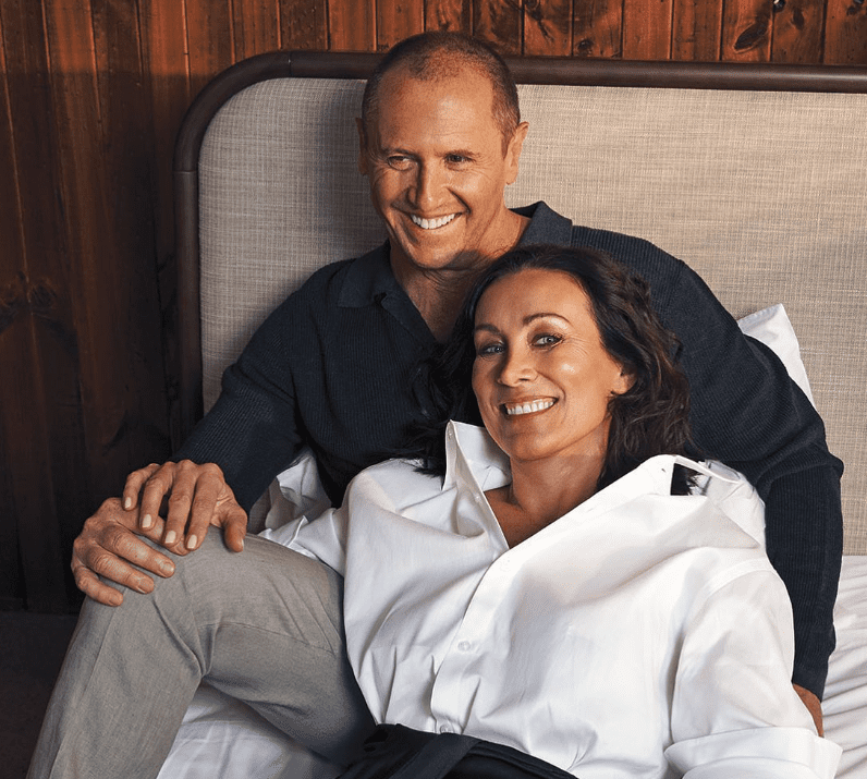 Larry Emdur with his Wife