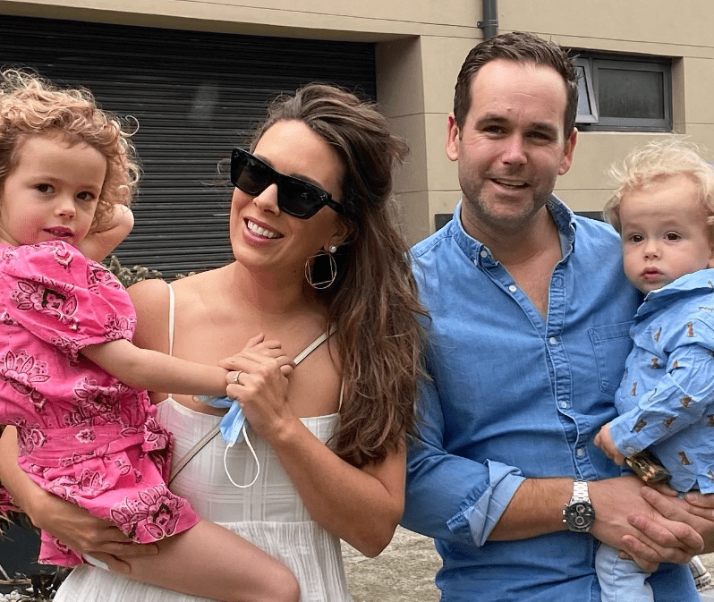 Laura Jayes with her Family