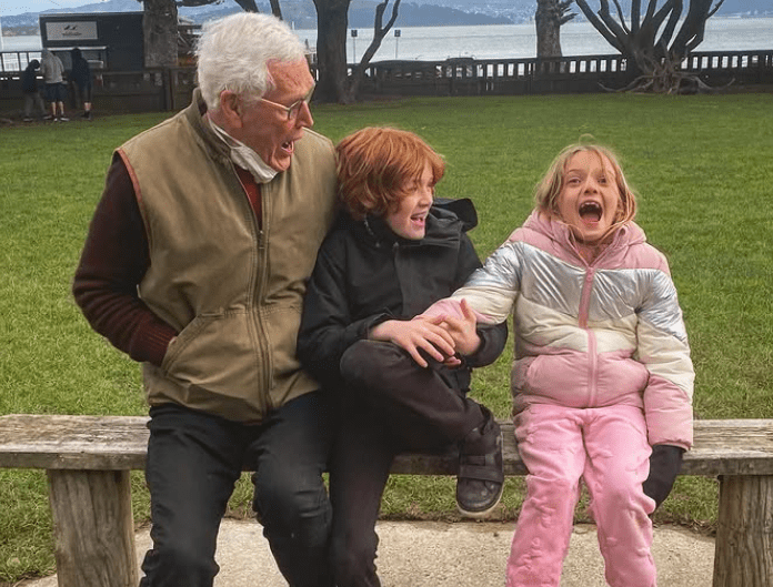 Leila McKinnon's Father and her Kids