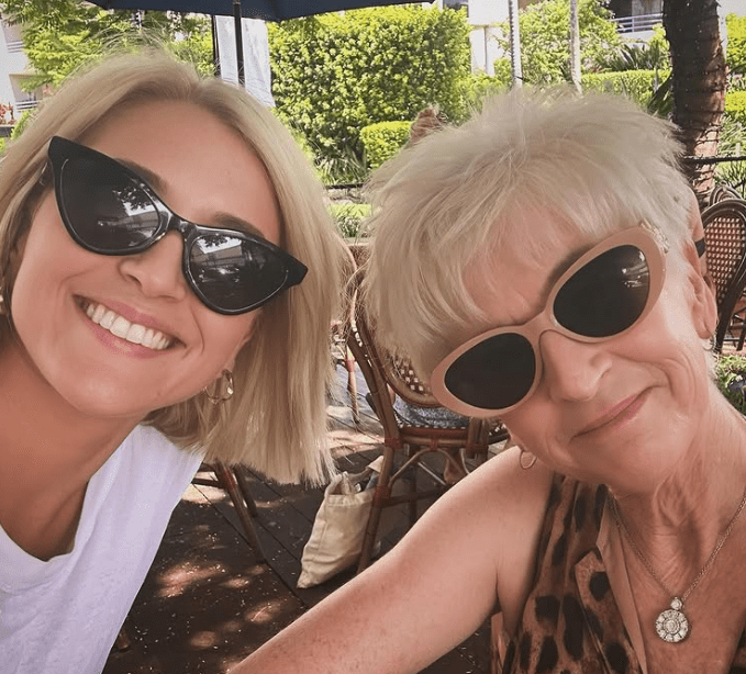 Mia Glover with her Mother