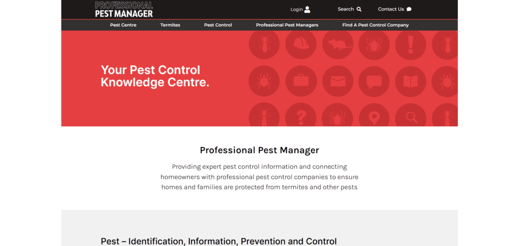 Professional Pest Manager