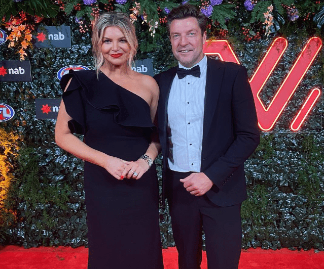 Rebecca Maddern with her Husband