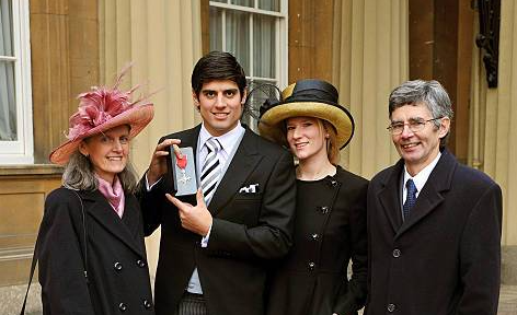 Alastair Cook Family
