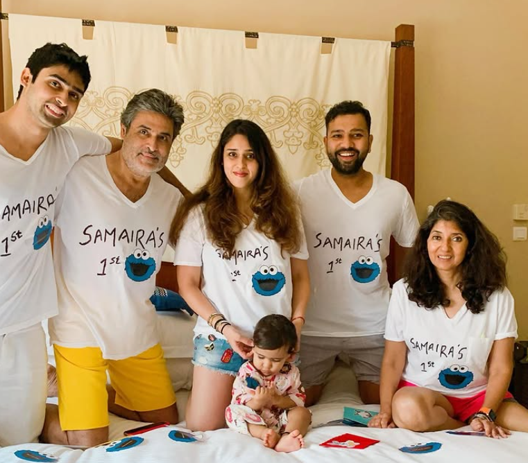 Rohit Sharma Family
