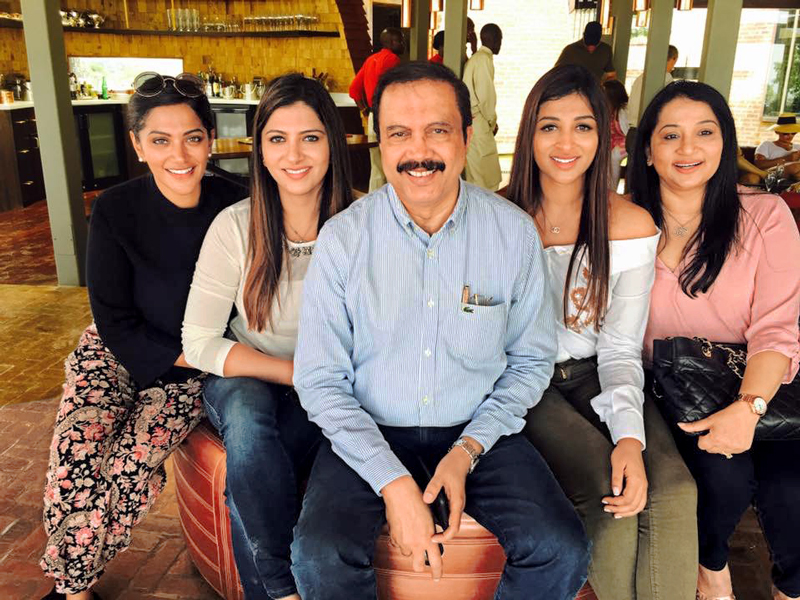 Dr. Azad Moopen Wife & Children