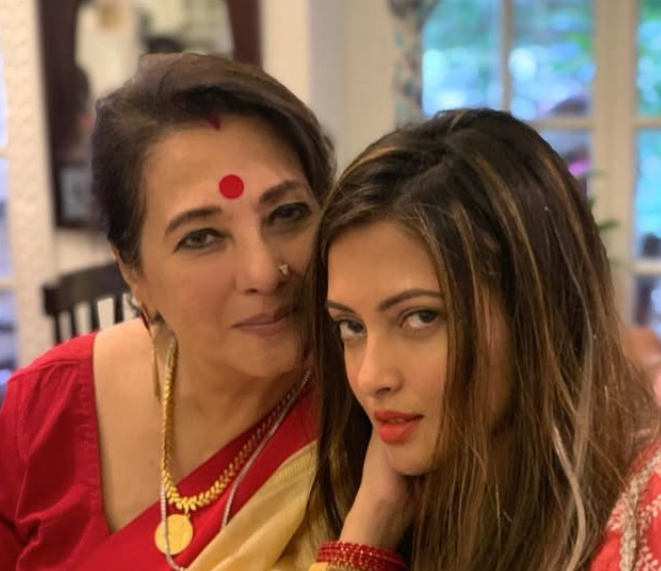 Moon Moon Sen, the mother of Riya Sen