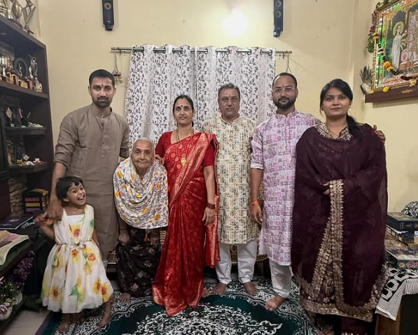 Shubham Dubey Family