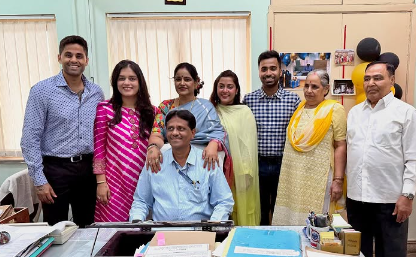 Suryakumar Yadav Family