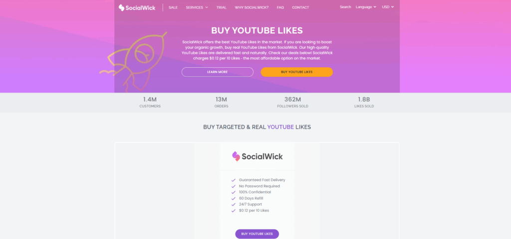 socialwick - YouTube Like Bots