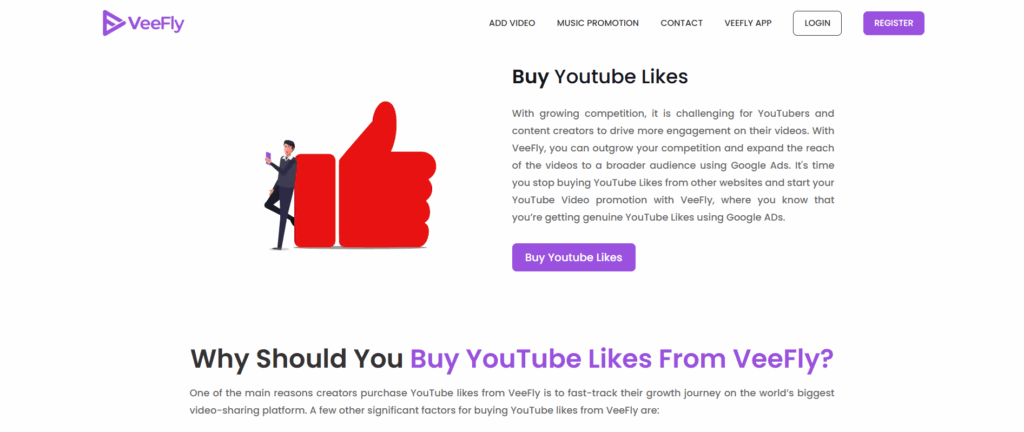 veefly - YouTube Like Bots