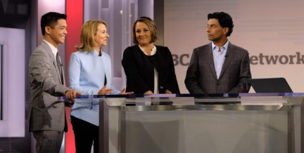 Adrienne Arsenault With Rosemary Barton, Andrew Chang and Ian Hanomansing