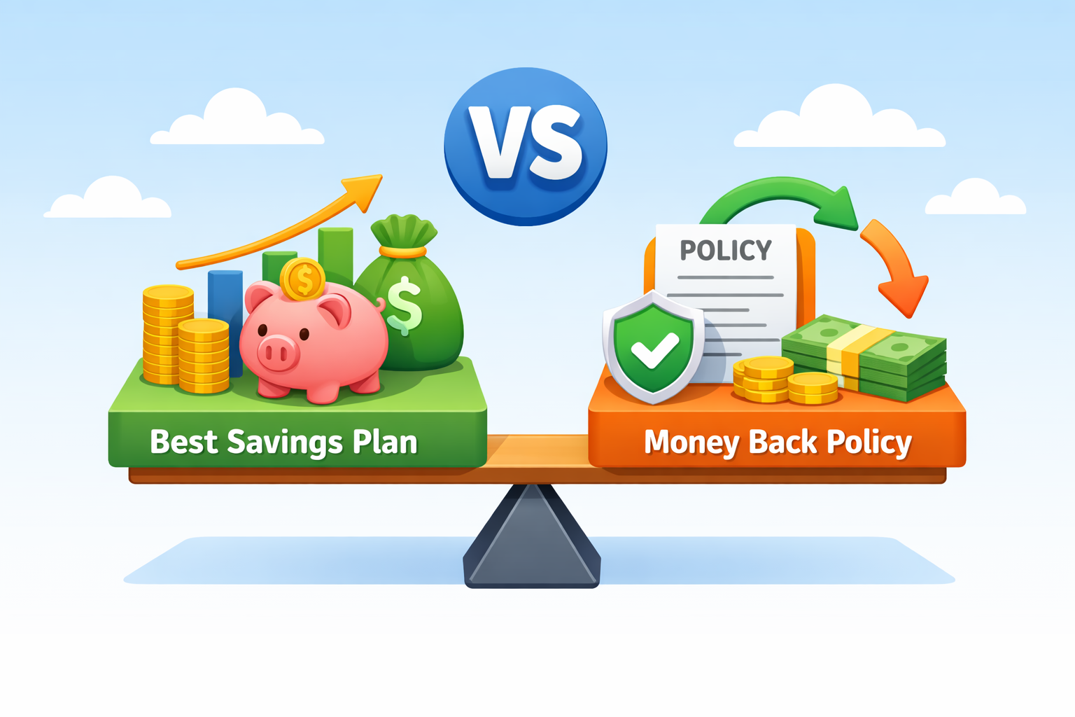 Best Savings Plan vs Money Back Policy