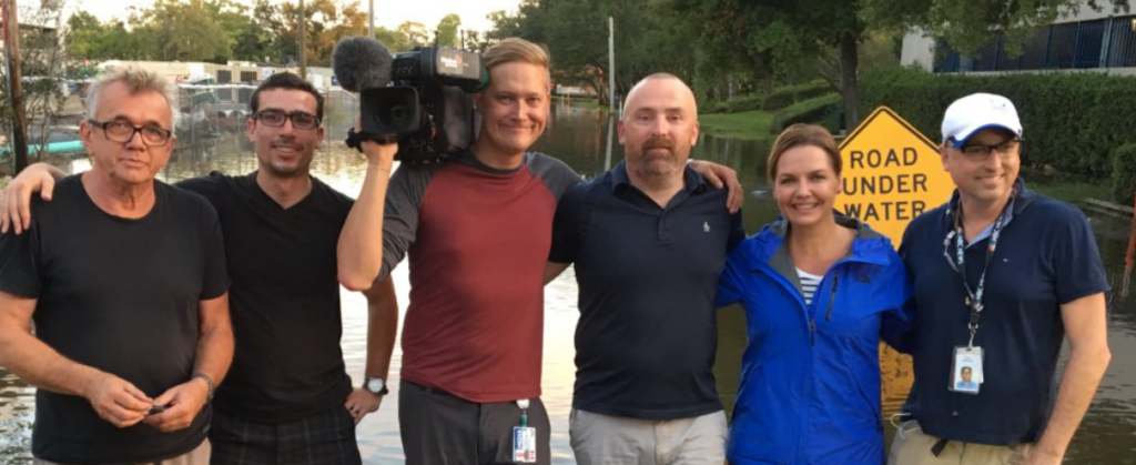 Dawna Friesen With Crew Team