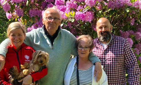Hannah Thibedeau with her Father and Mother