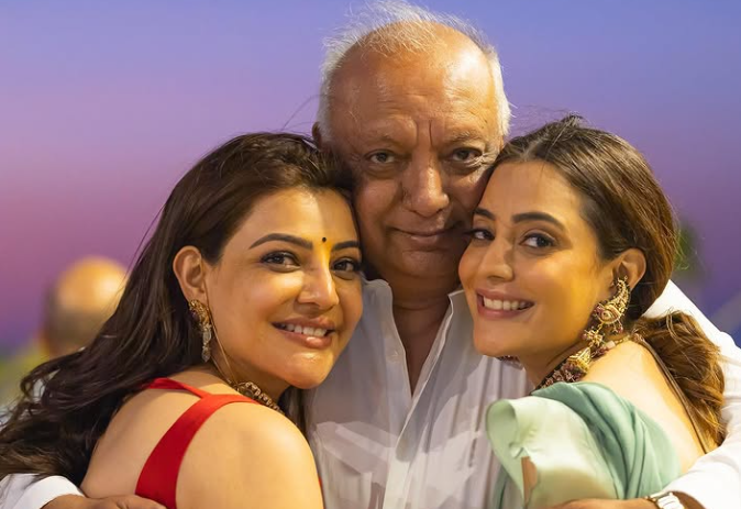 Kajal Aggarwal Father and Sister