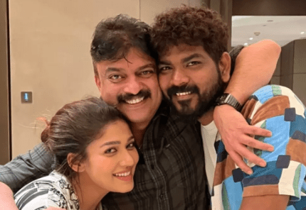 Nayanthara With Husband and Brother