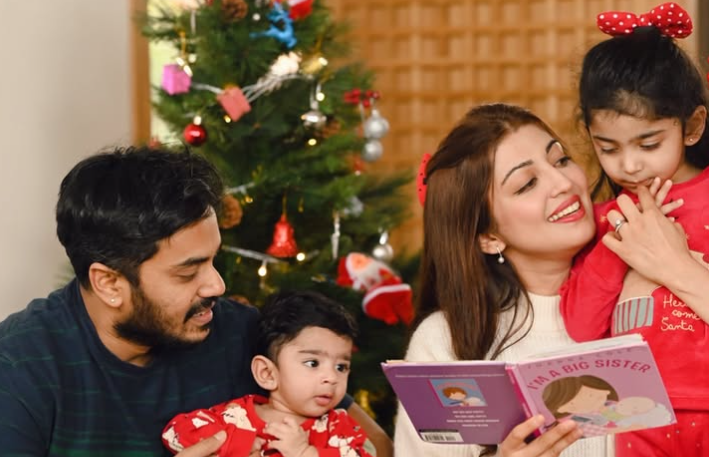 Pranitha Subhash Family