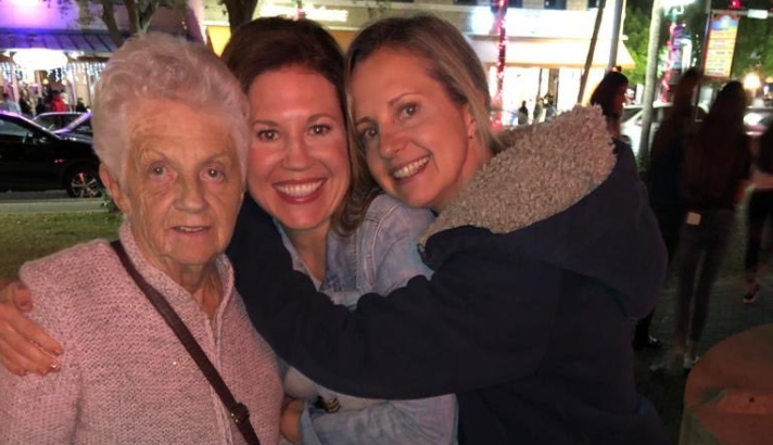 Samantha Nutt with Mother and Sister