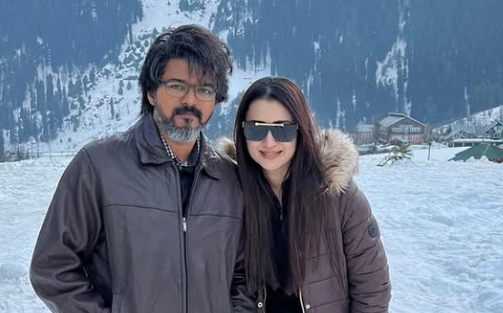 Trisha Krishnan with Vijay