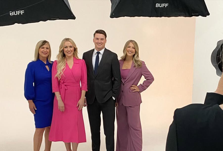 Blake Lough with Co-anchor