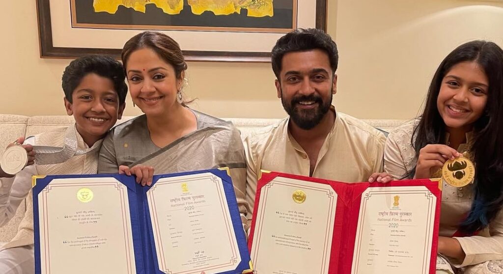 Jyothika Saravanan Family