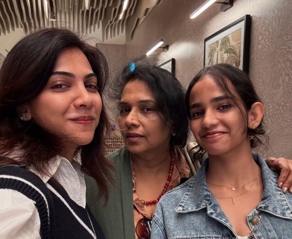 Madonna Sebastian with Mother and Sister