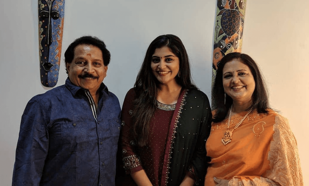 Manjima Mohan Family