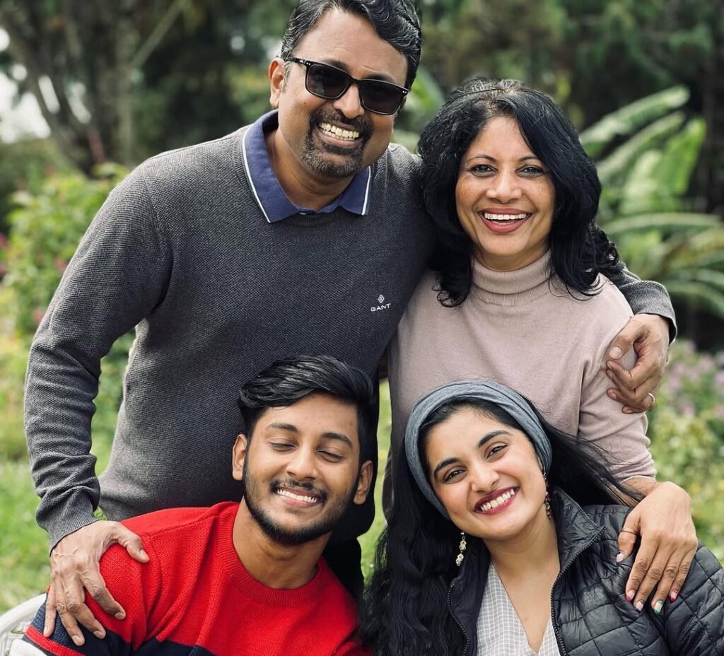Nivetha Thomas Family