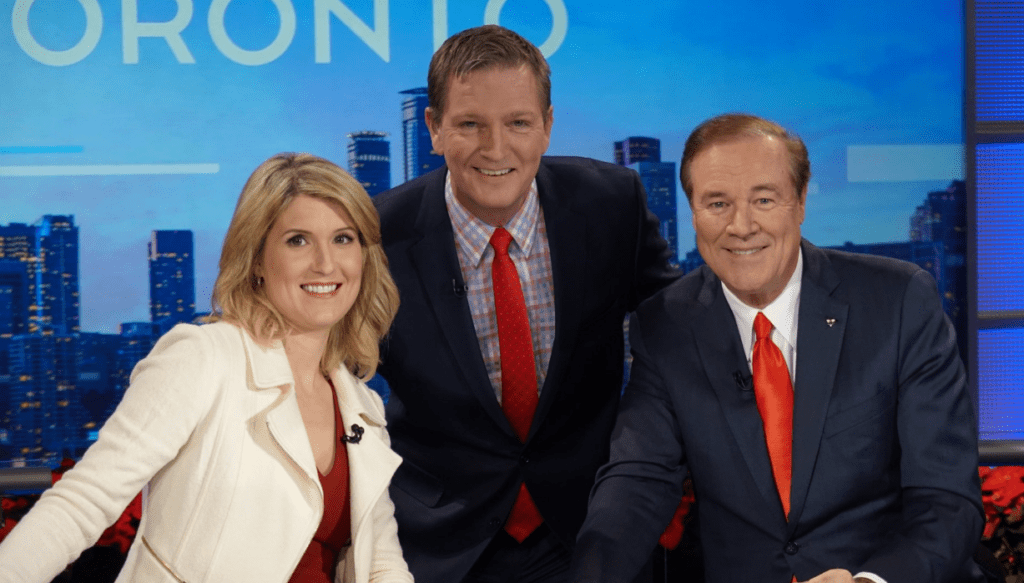 Pat Foran with CTV Team