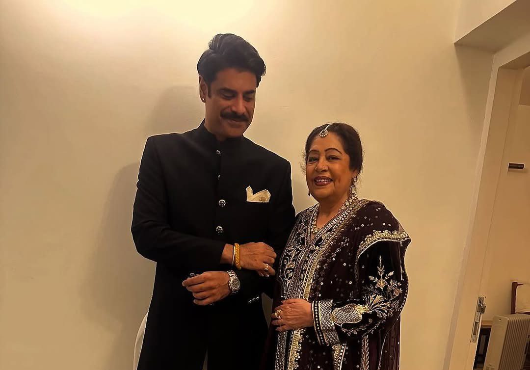 Anupam Kher Wife and Step-Son