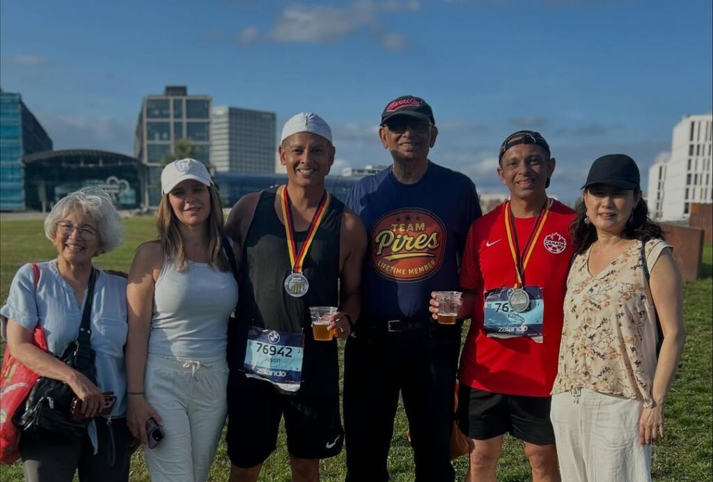 Jason Pires with Family